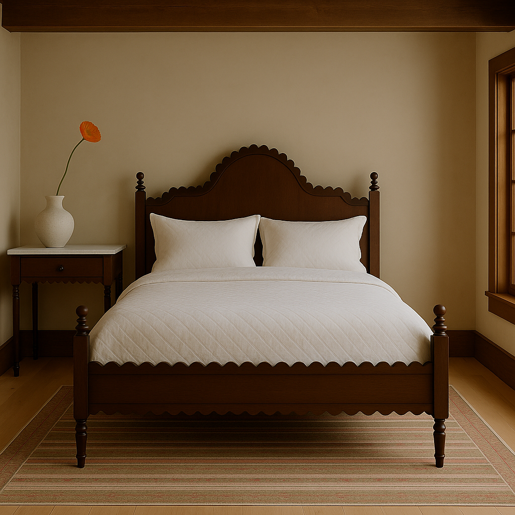 Hearthline - White Bed