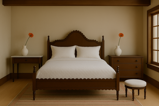 Hearthline - White Bed